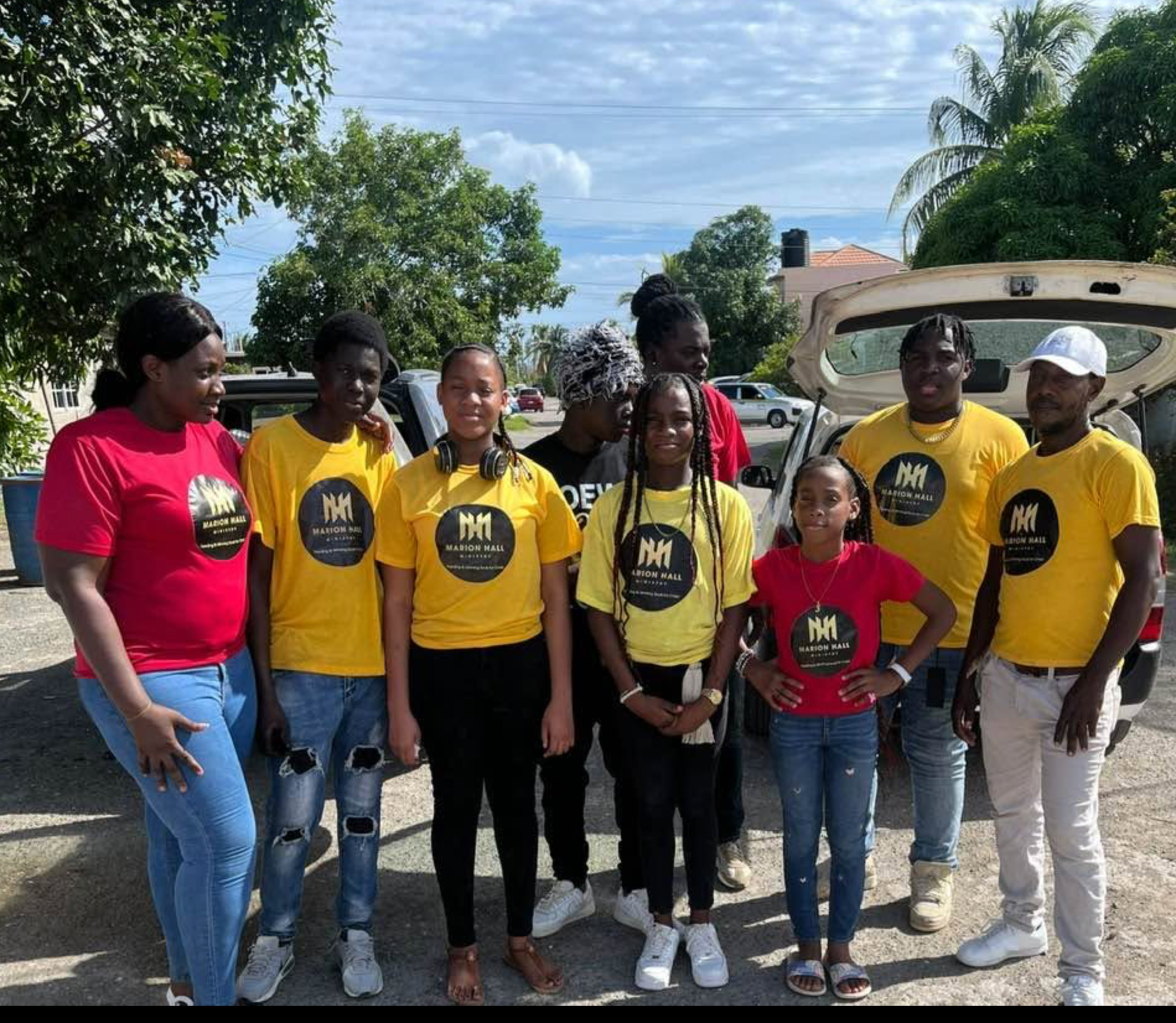 Marion Hall Ministry team in Jamaica for homeless outreach